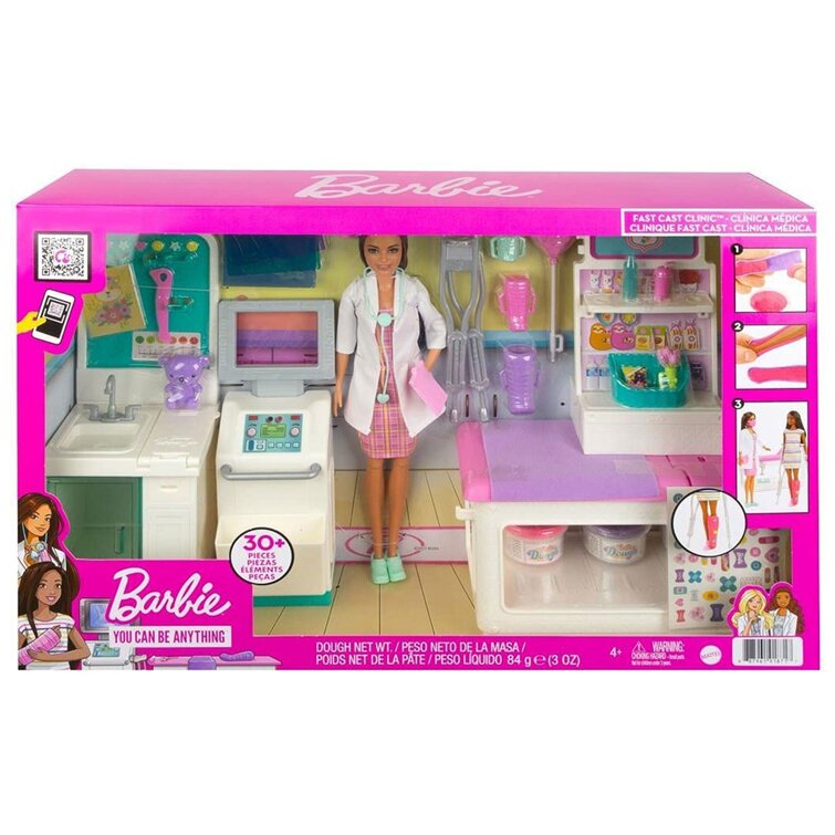 Barbie doll deals hospital set